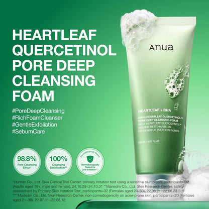 Heartleaf BHA Pore Refining Cleansing Foam