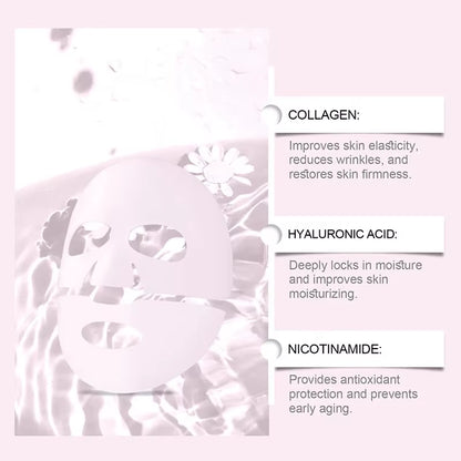 Pink PDRN Collagen Hydrogel Face Mask