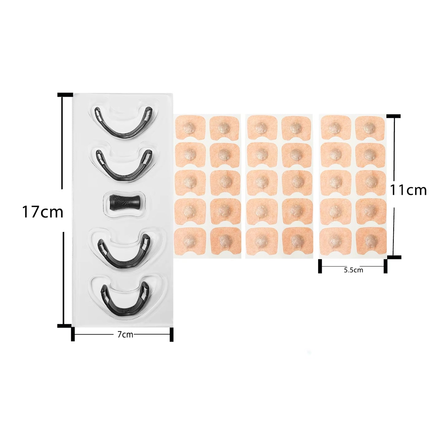 Magnetic Nasal Breathing Dilators Starter Kit for Nose Improve Sleep Quality Snoring anti Snoring Sleep Mouth Tape