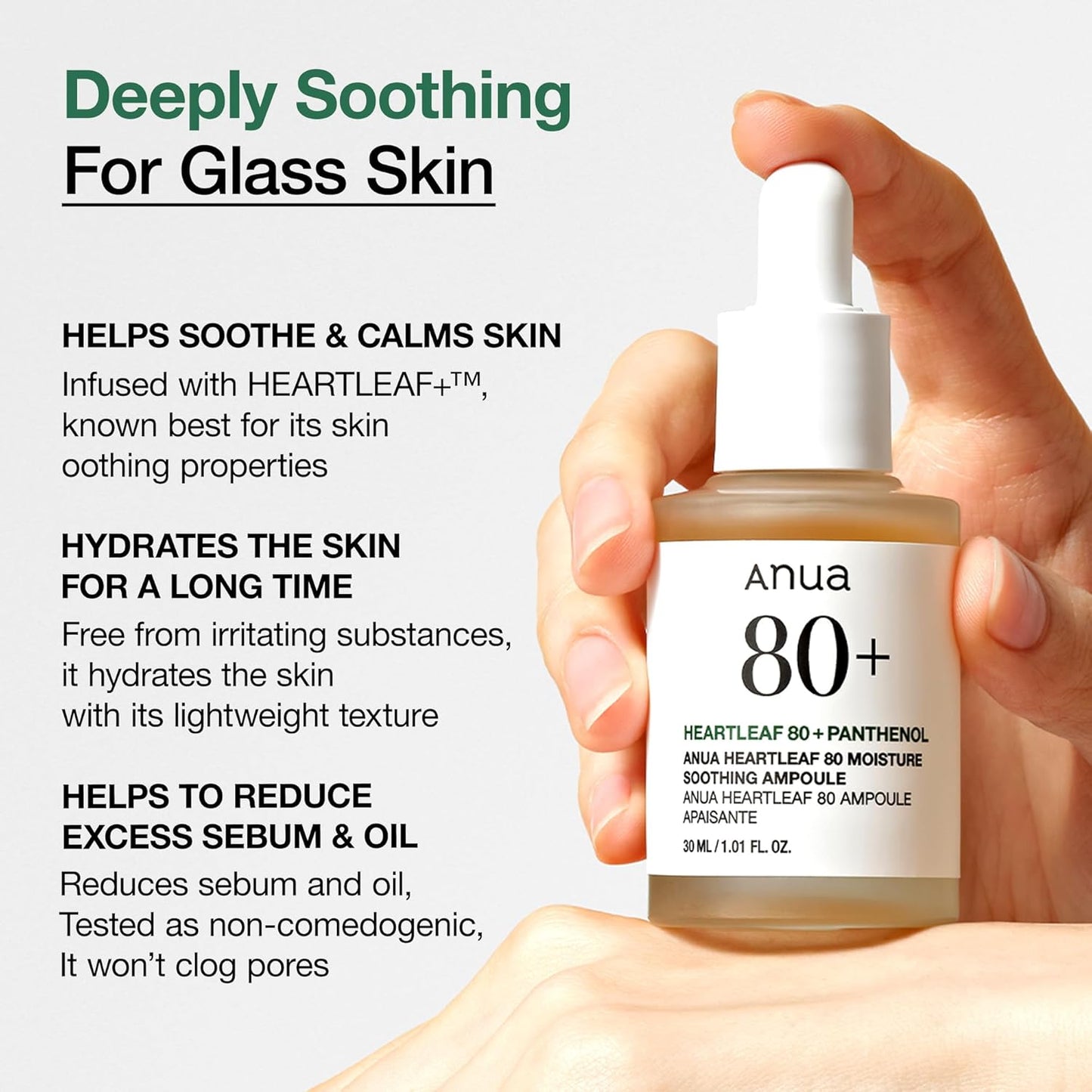 Heartleaf 80 Soothing Glass Skin Ampoule