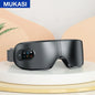 Eye Massager with Vibration Bluetooth Music, Smart Massage Eye Mask for Eye Relax, Reduce Eye Strain, Improve Sleep