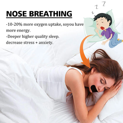30 Pcs anti Snoring Mouth Tape Strips - Stop Snoring Aid, Improve Sleep & Nasal Breathing, Gentle Mouth Closure Patch for Adults