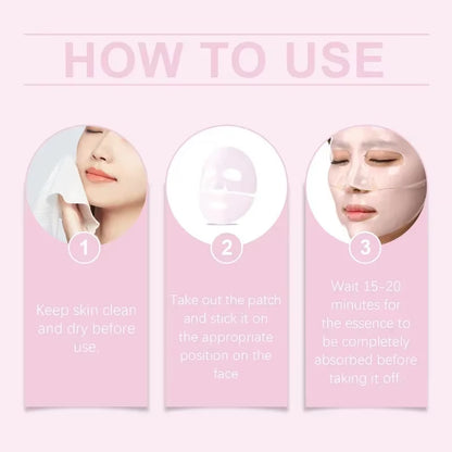 Pink PDRN Collagen Hydrogel Face Mask