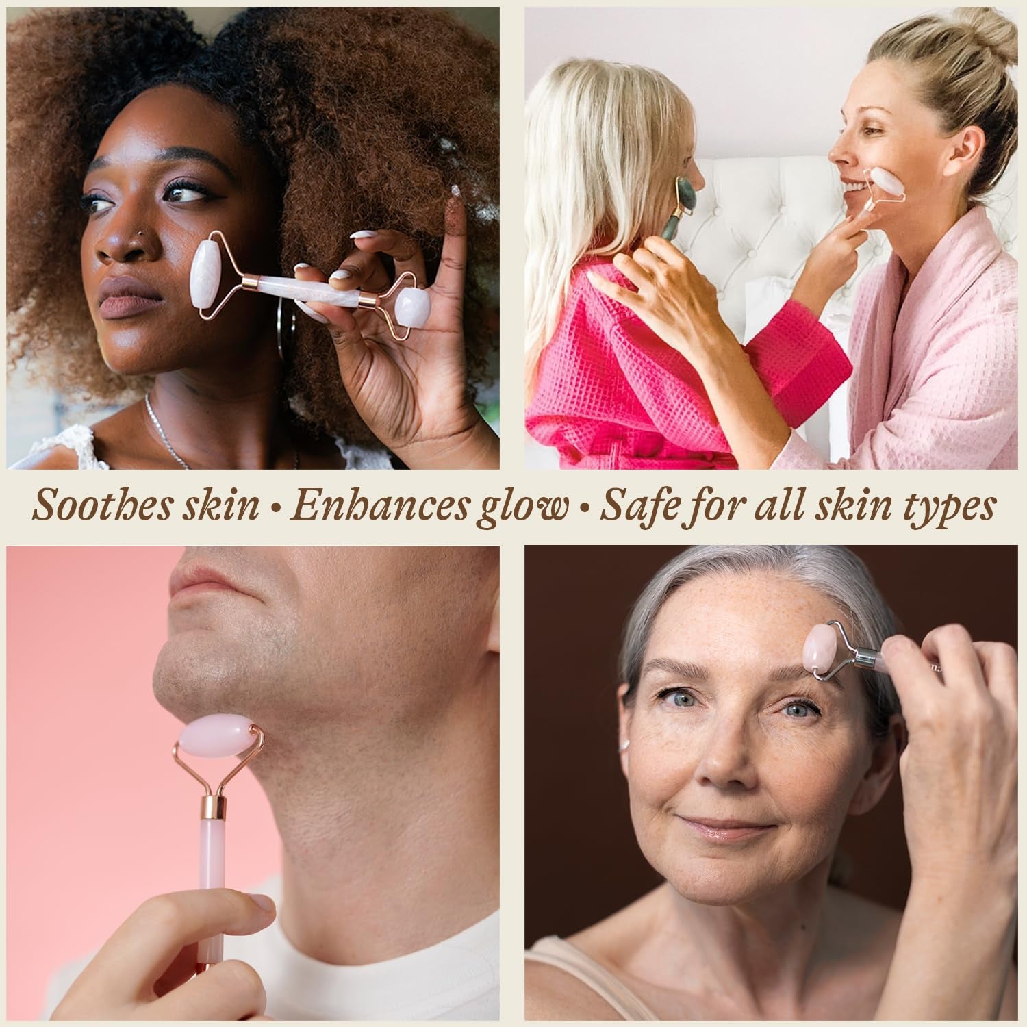 Rose Quartz Glow Face Roller