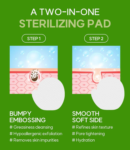 Green Grape Pore Refining Exfoliating Pads