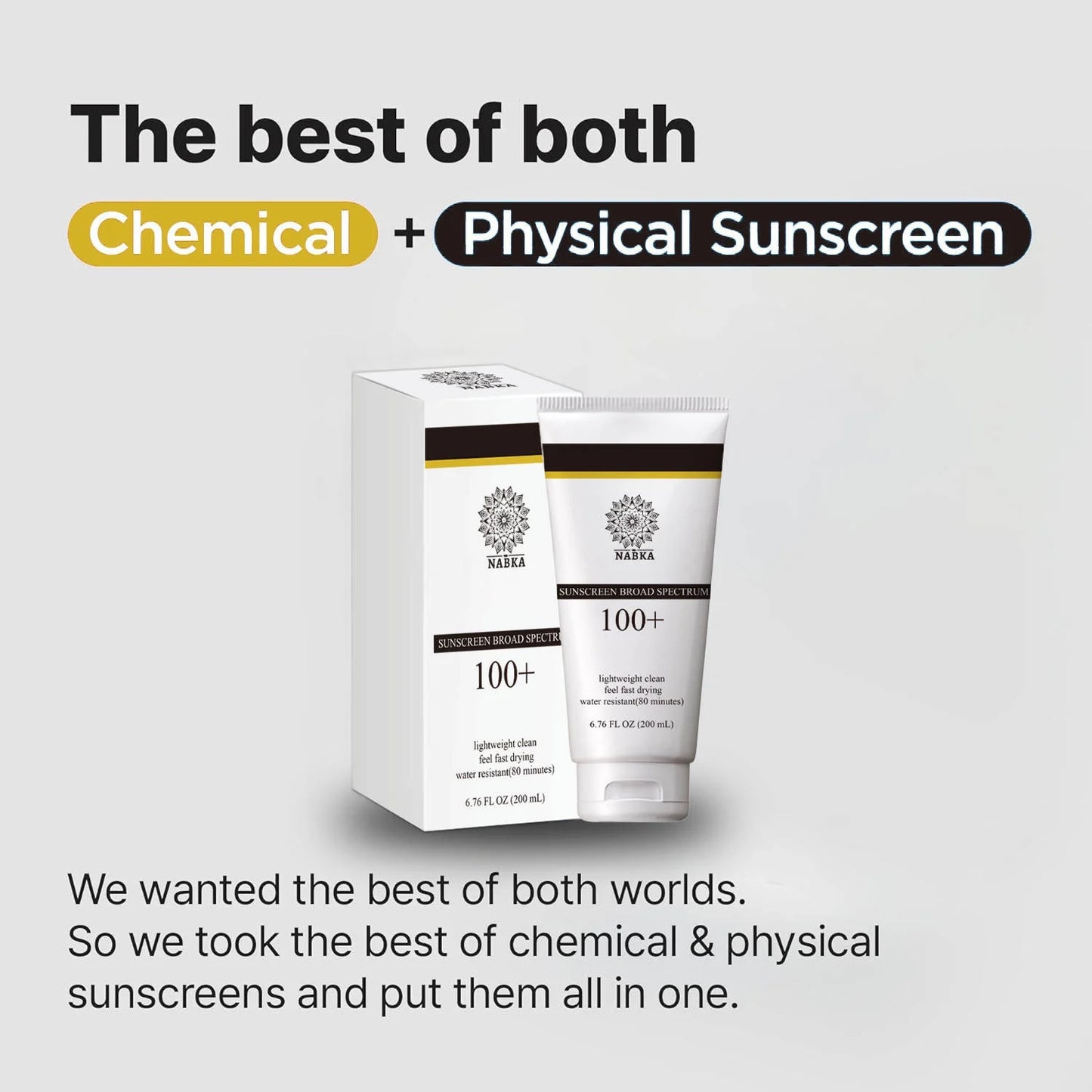 Aloe Vera Sunscreen Lotion, SPF 100, 6.6 Fl Oz, Matte Finish, Korean Skin Care Formula
