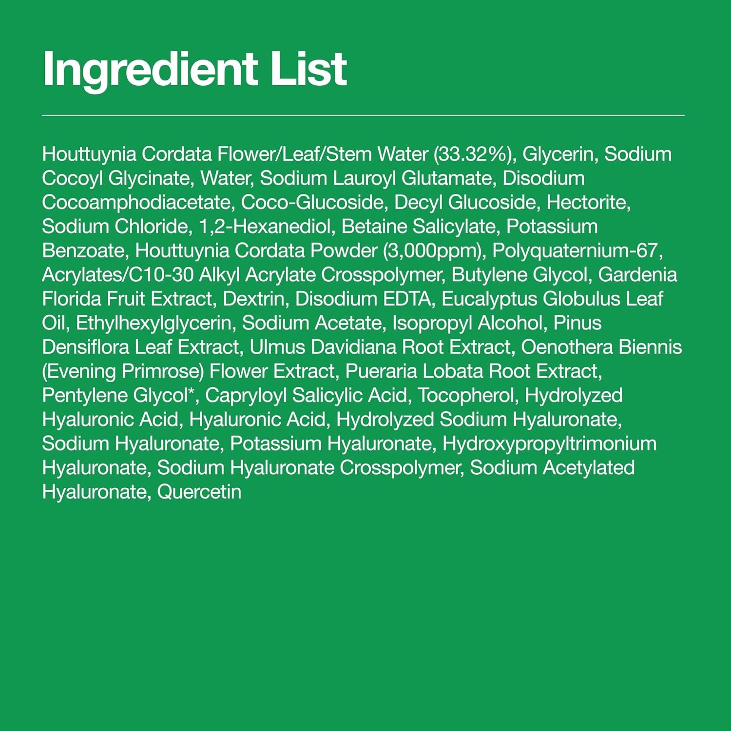 Heartleaf BHA Pore Refining Cleansing Foam