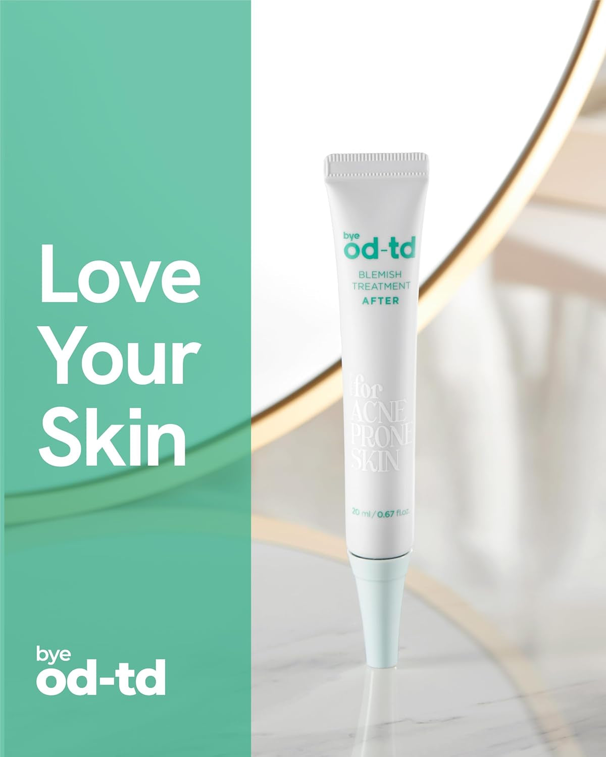 Blemish Treatment (0.7Fl Oz) - Post-Blemish Marks, Correction Korean Skin Care. TECA, Allantoin, Herb-Vinegar Tincture.
