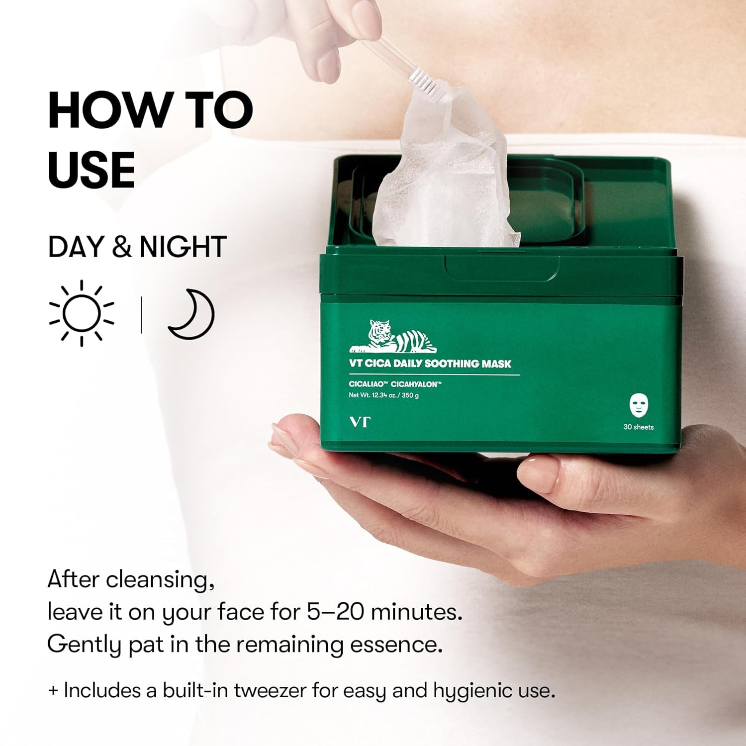 CICA Daily Soothing Sheet Mask (30 Pack)