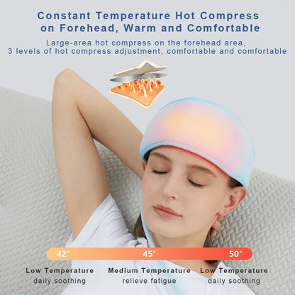 Electric Head Massager Airbag Air Pressure Physiotherapy Massage Headband Health Care Pain Relief Scalp Deep Relaxation Scrap