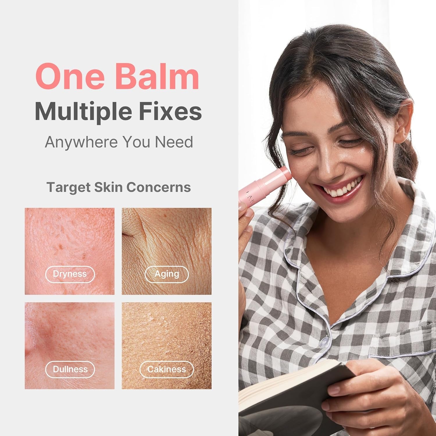 Wrinkle Bounce Multi Balm Stick | PDRN Collagen Wrinkle Stick | Korean Skin Care