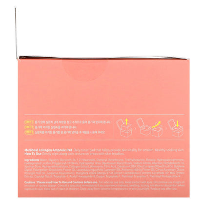 Collagen Ampoule Pad, 100 Pads