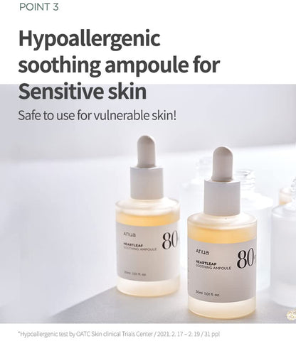 Heartleaf 80 Soothing Glass Skin Ampoule
