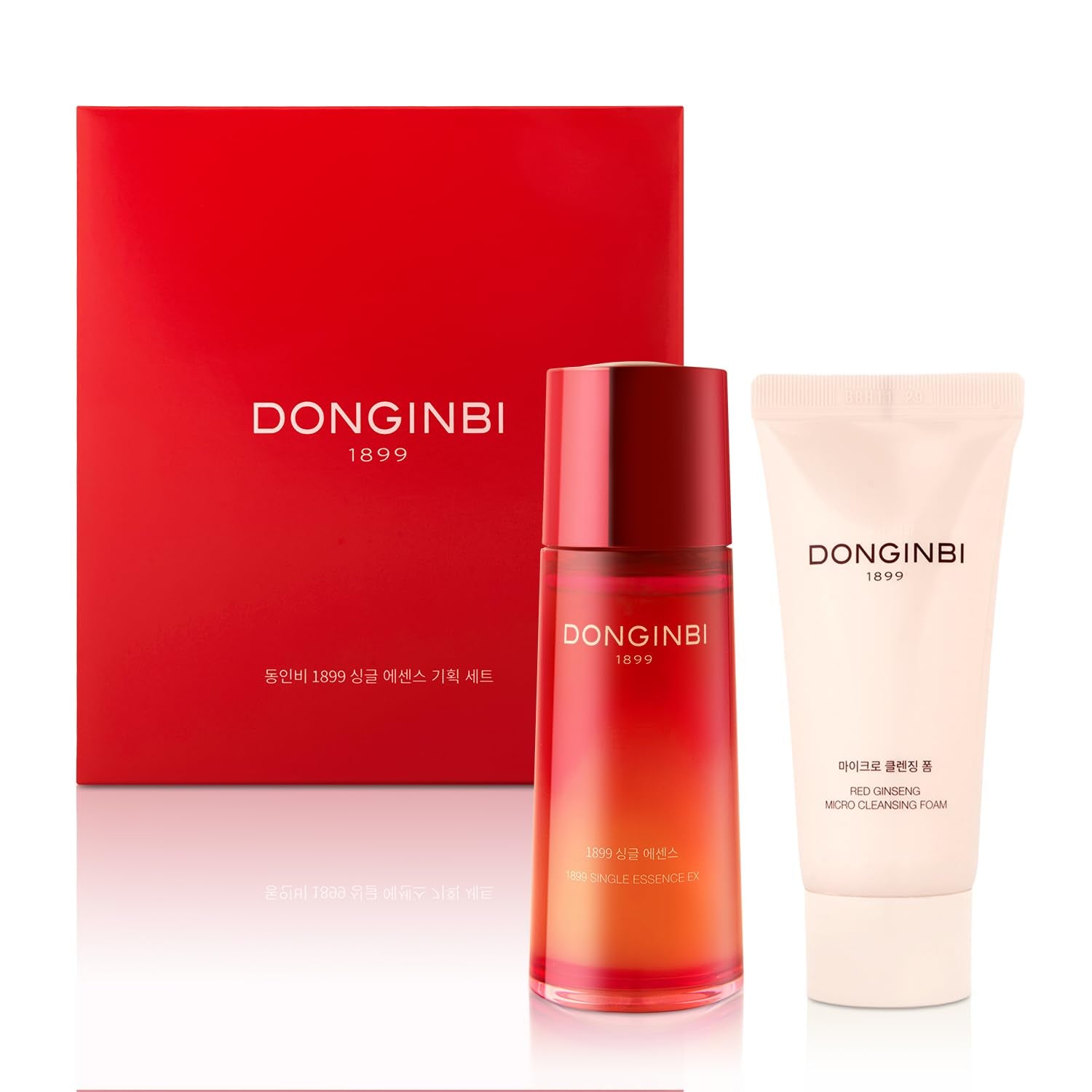 1899 Single Essence Special Set - New Years Gifts for Women, Korean Red Ginseng Face Essence for Radiance and Repair, Korean Skin Care