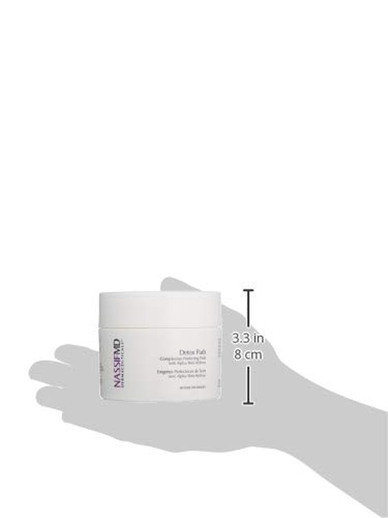 Exfoliating Detox Pads | Surgeon-Created AHA/BHA Facial Pads for Deep Cleansing, Smoother Texture & Glowing Skin | Reduces Pores, Firms, Brightens