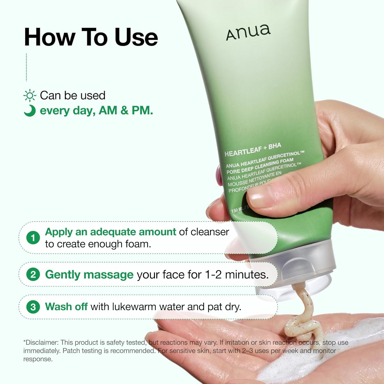 Heartleaf BHA Pore Refining Cleansing Foam