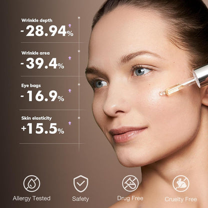 Multi Peptide Power Serum for Face with Copper Peptides, anti Aging, Firming and Lifting, Reduce Fine Lines and Wrinkles, Boost Collagen, Hydration, Barrier Repair, for All Skin Types 30Ml