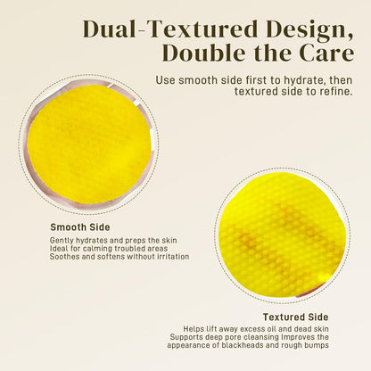 Kojic Acid & Turmeric Brightening Cleansing Pads
