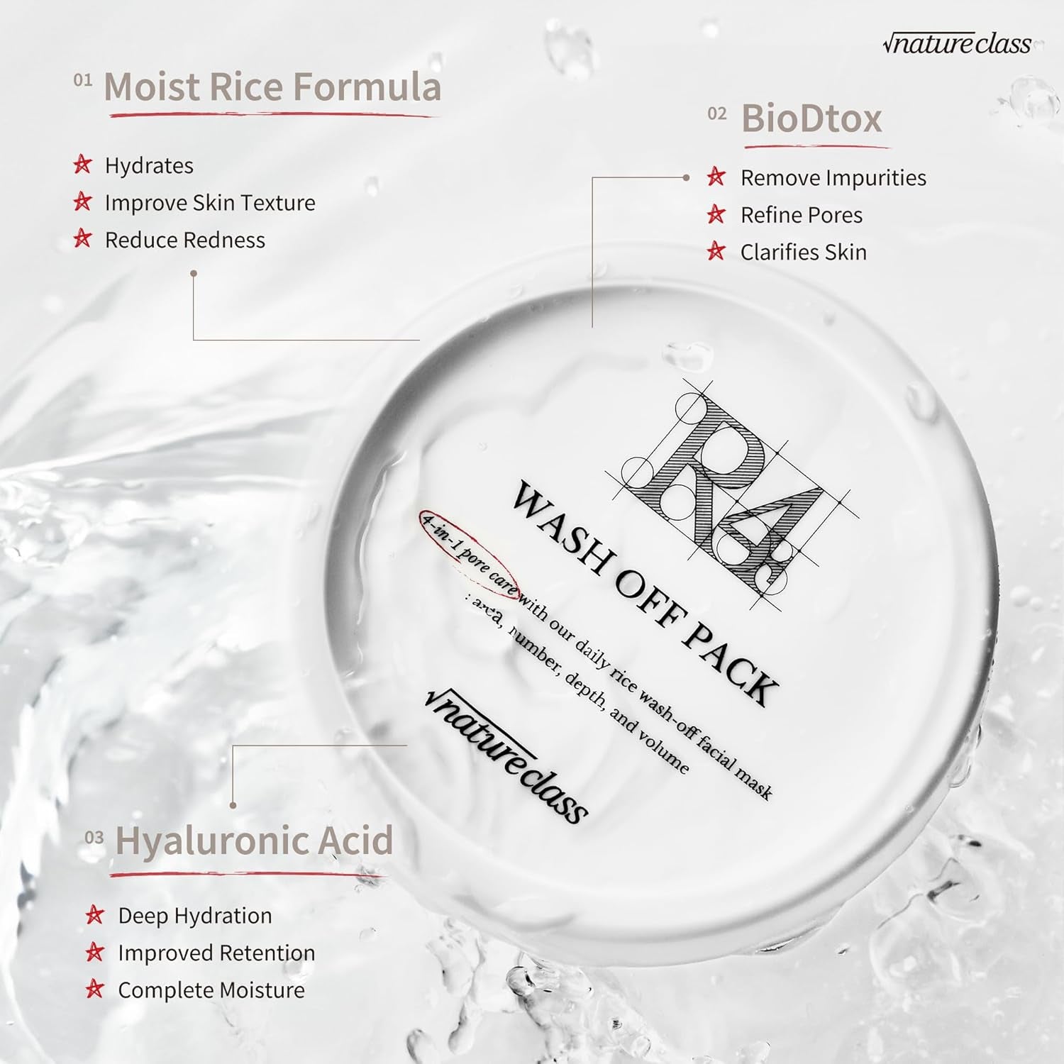 Rice Enzyme 4-in-1 Wash-Off Mask