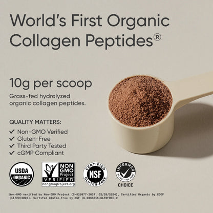 Collagen Peptides Organic Chocolate (30 Servings)