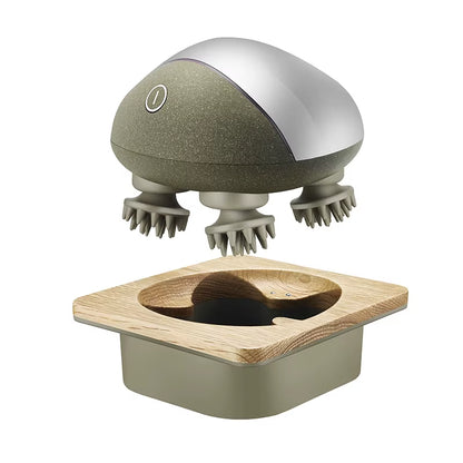 Scalp Mini Pro Massager Waterproof Electric Wireless Portable Infrared Technology Head Scalp Muscle Massager Hair Care